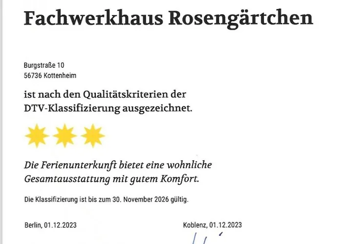 Fachwerkhaus Rosengärtchen By Vulkaneifel-chalets Ferienhaus